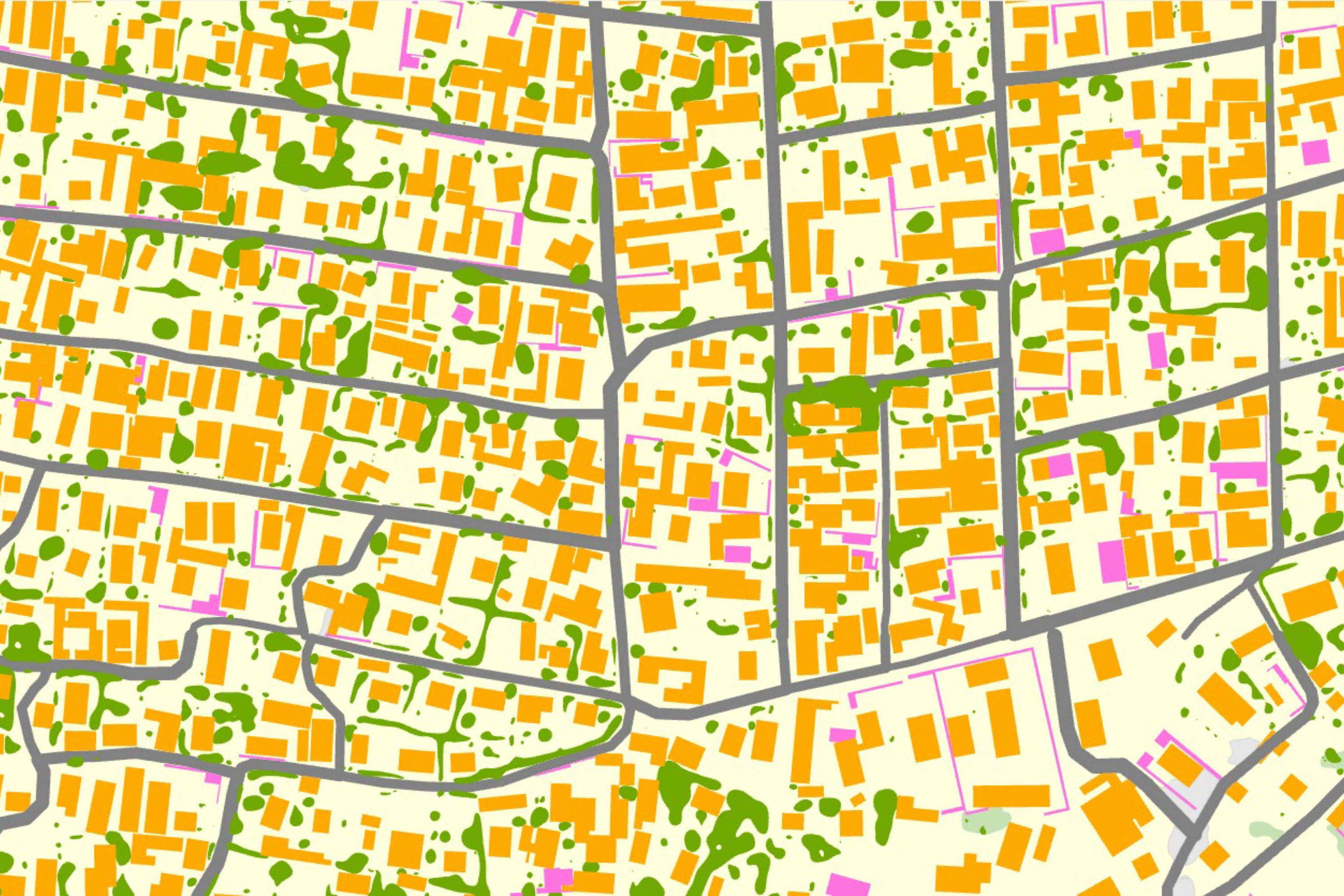 Map data showing aerial view of houses