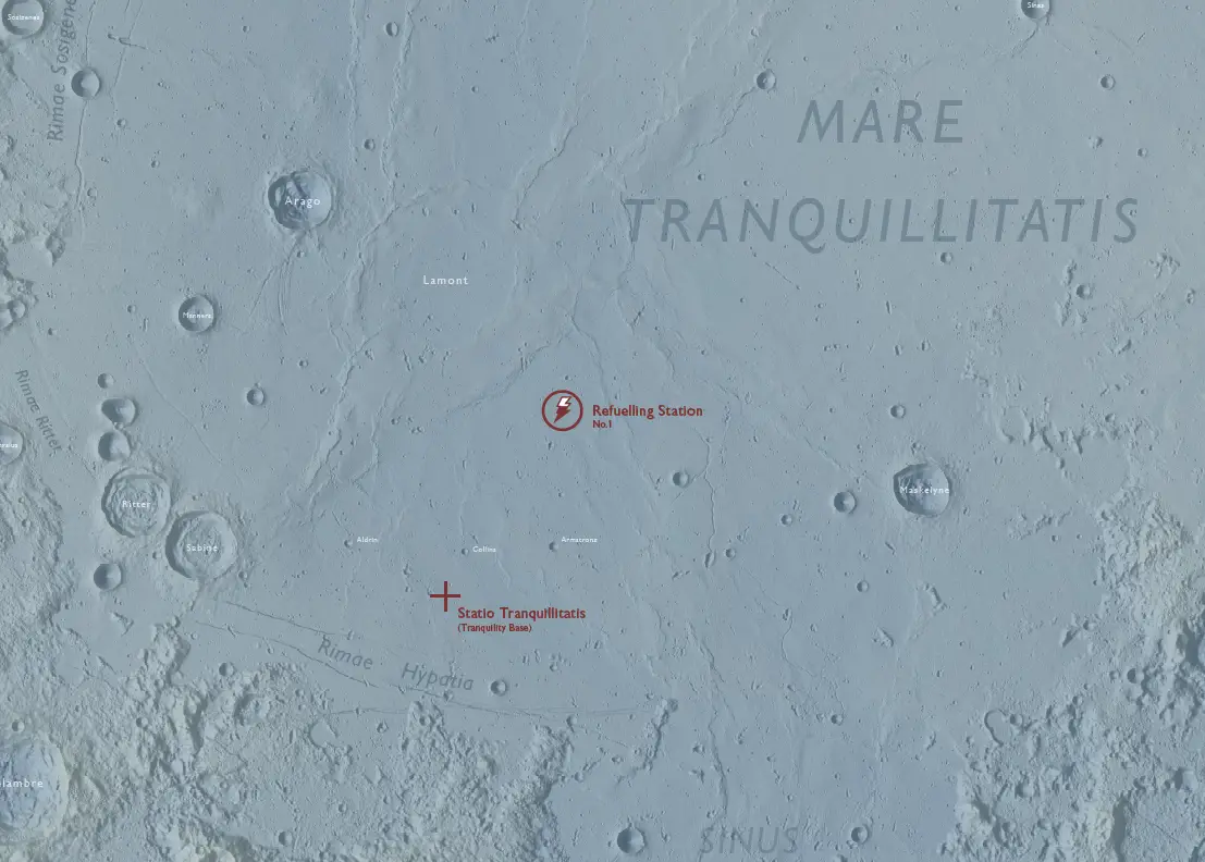 Moon map