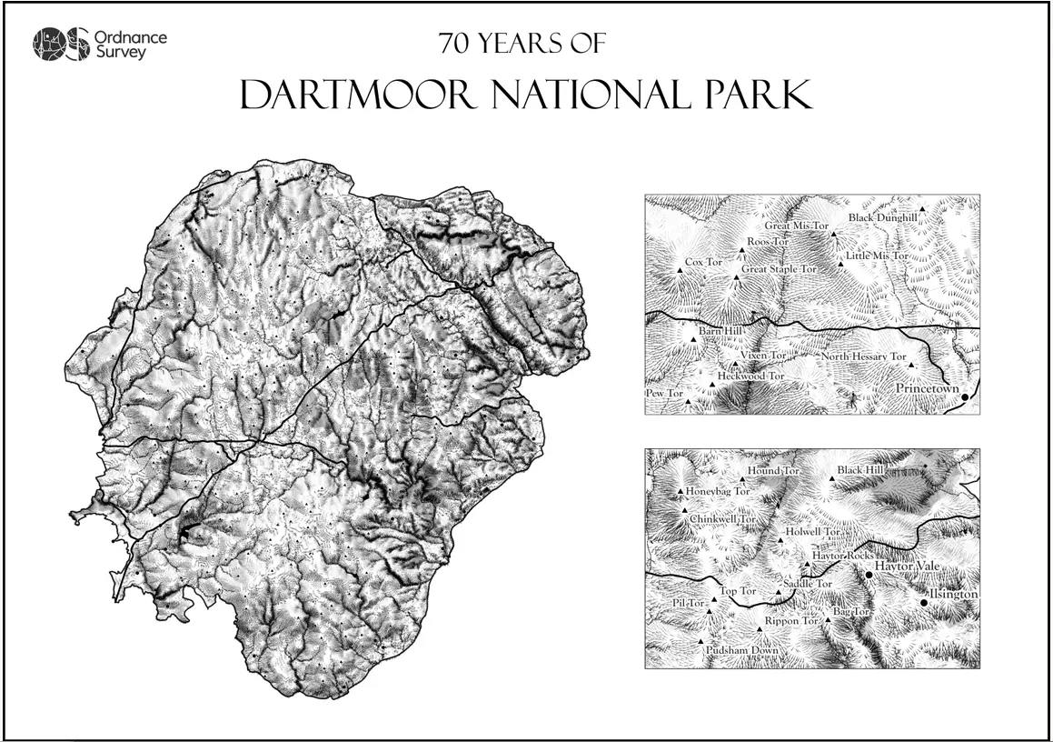 Dartmoor in monochrome