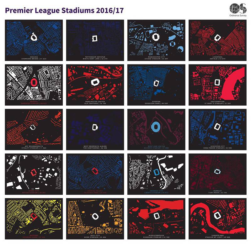 The 2016/17 Premier League Table poster