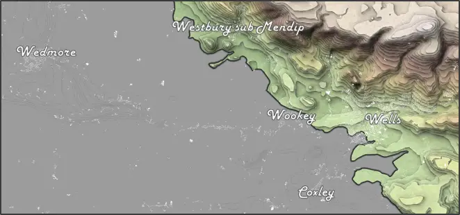Example of labels (from Names layer)