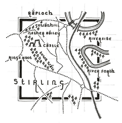 Map example with pen detail.
