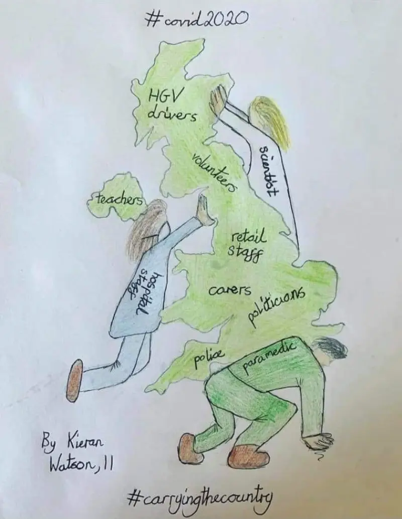 #carryingthecountry, Kieran Watson (age 11)