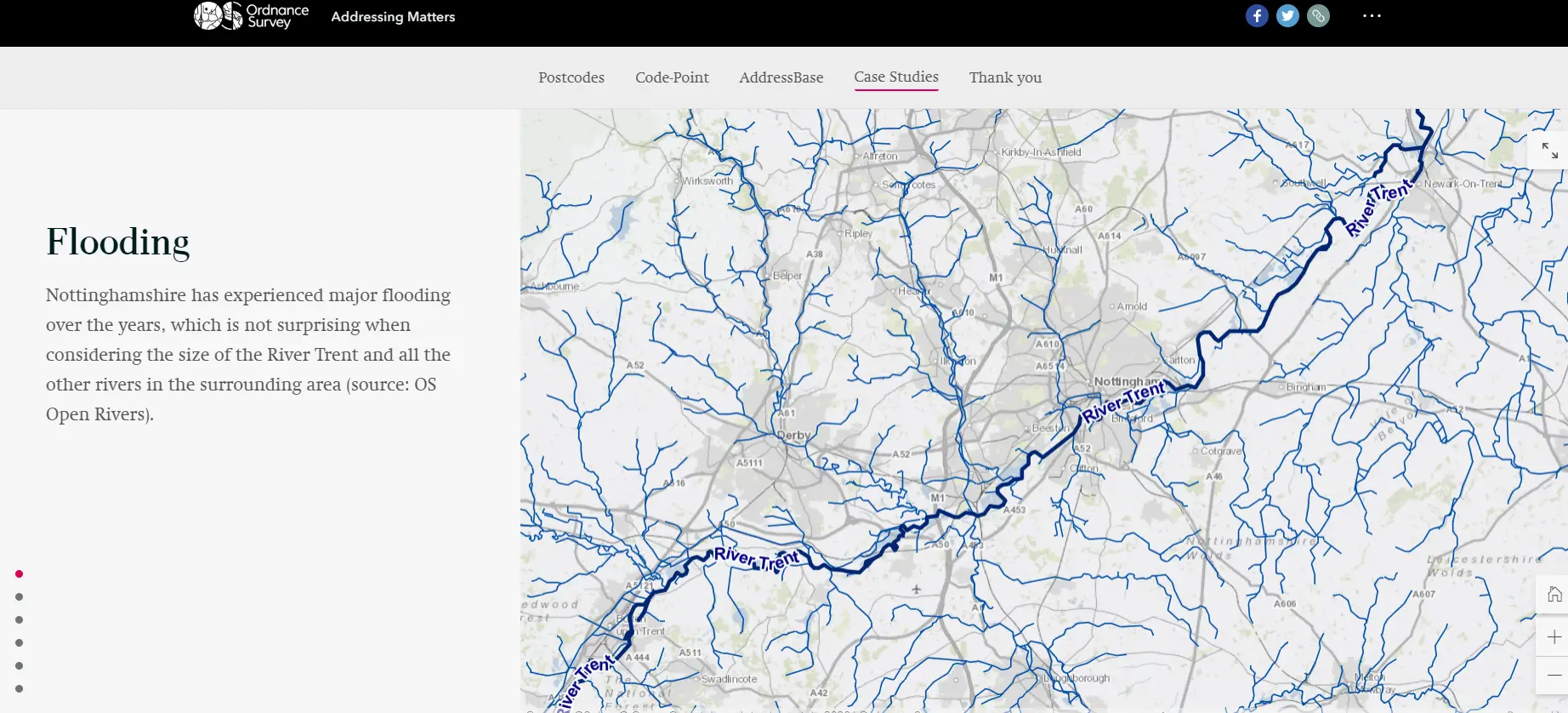 StoryMap screenshot.
