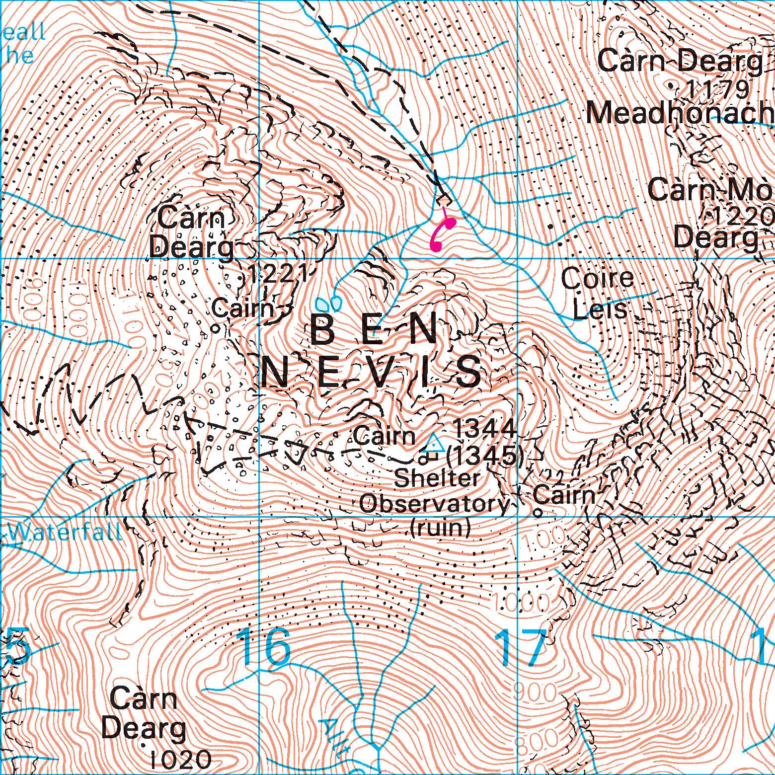 The latest Ben Nevis map