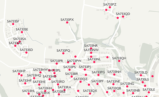 Codepoint Open mapping.