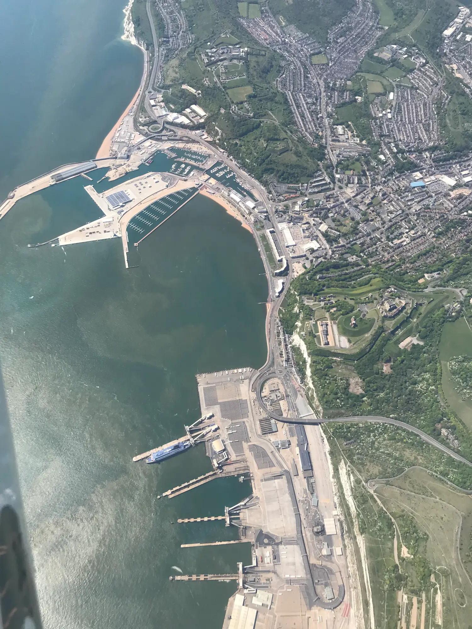 Dover from the air