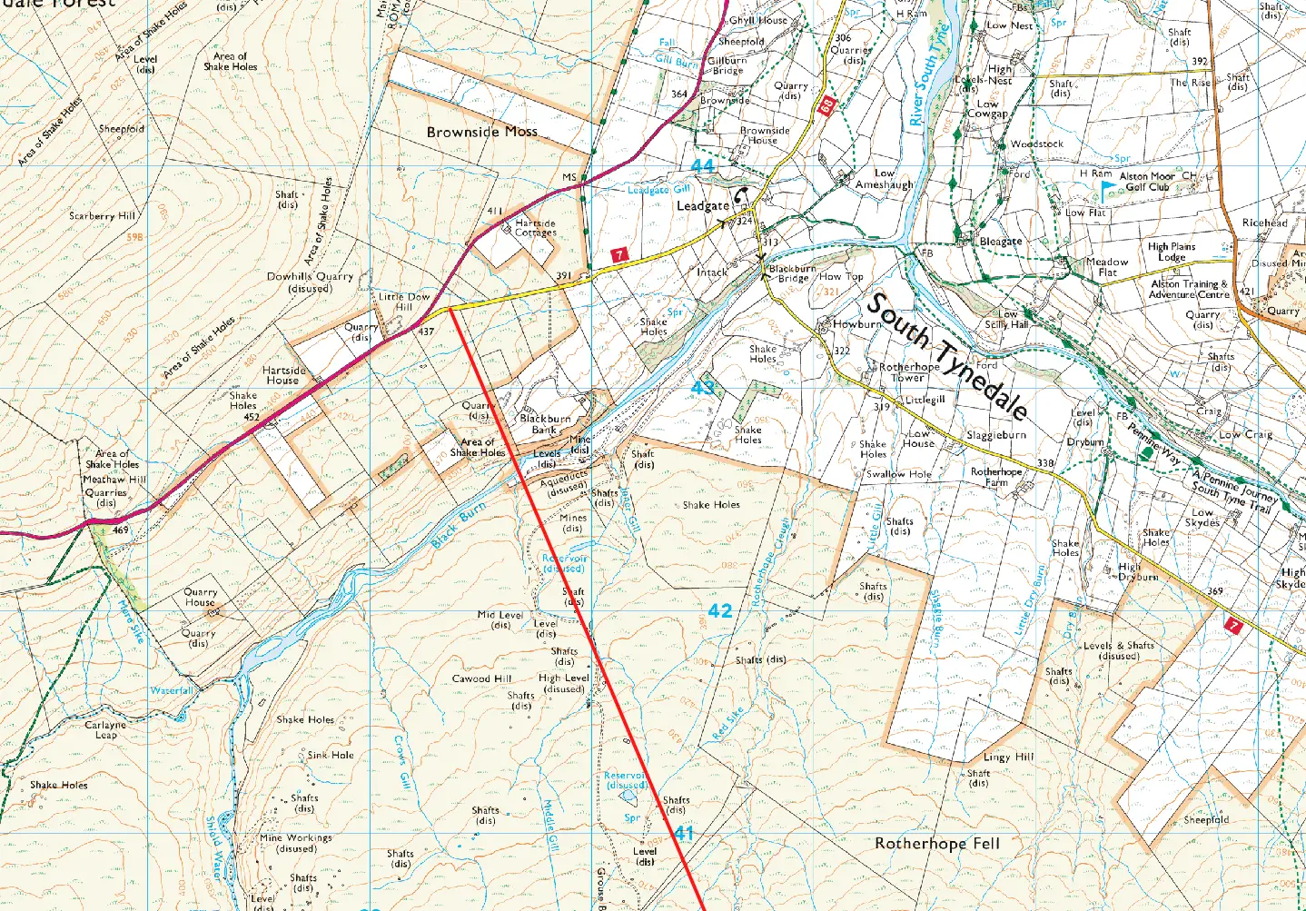 Map of England