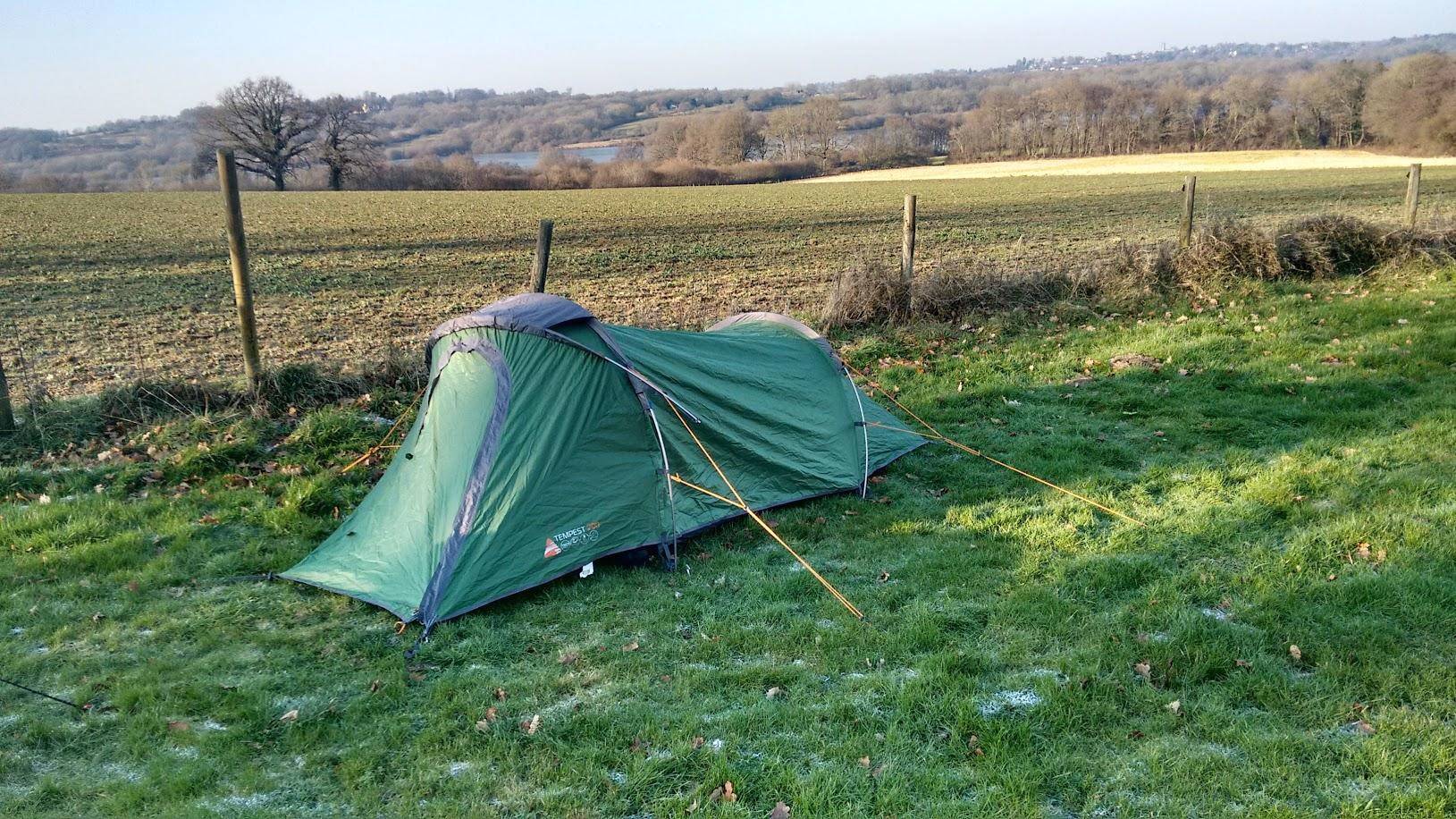 Training weekend tent accomodation.