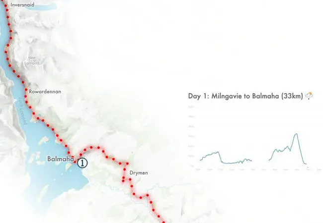 screenshot of OpenData map.