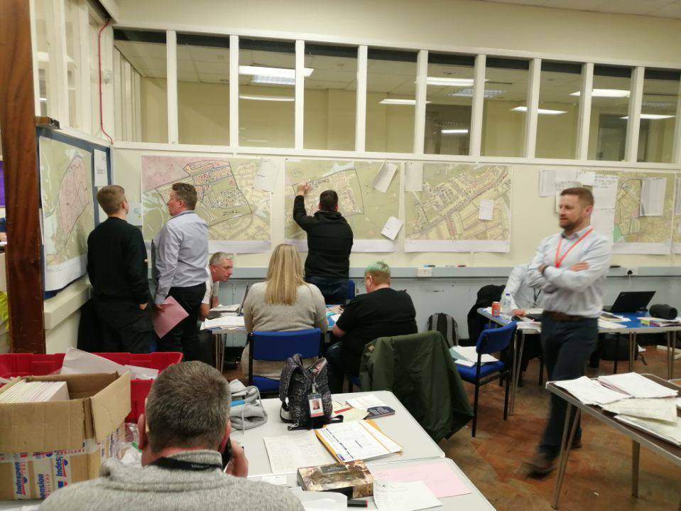 PARD temporary response hub.