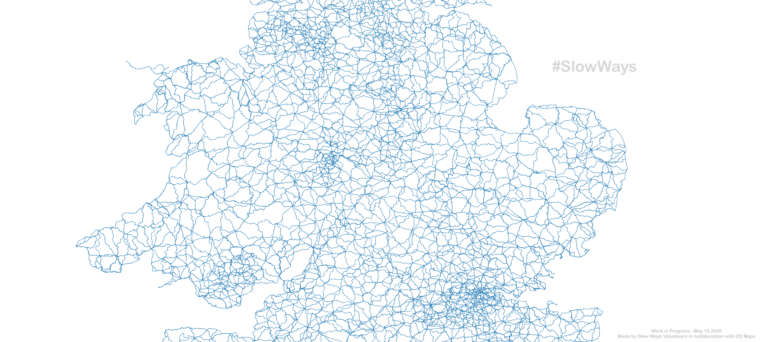 Slow Map Of Britain The Slow Ways Project Continues | Blog