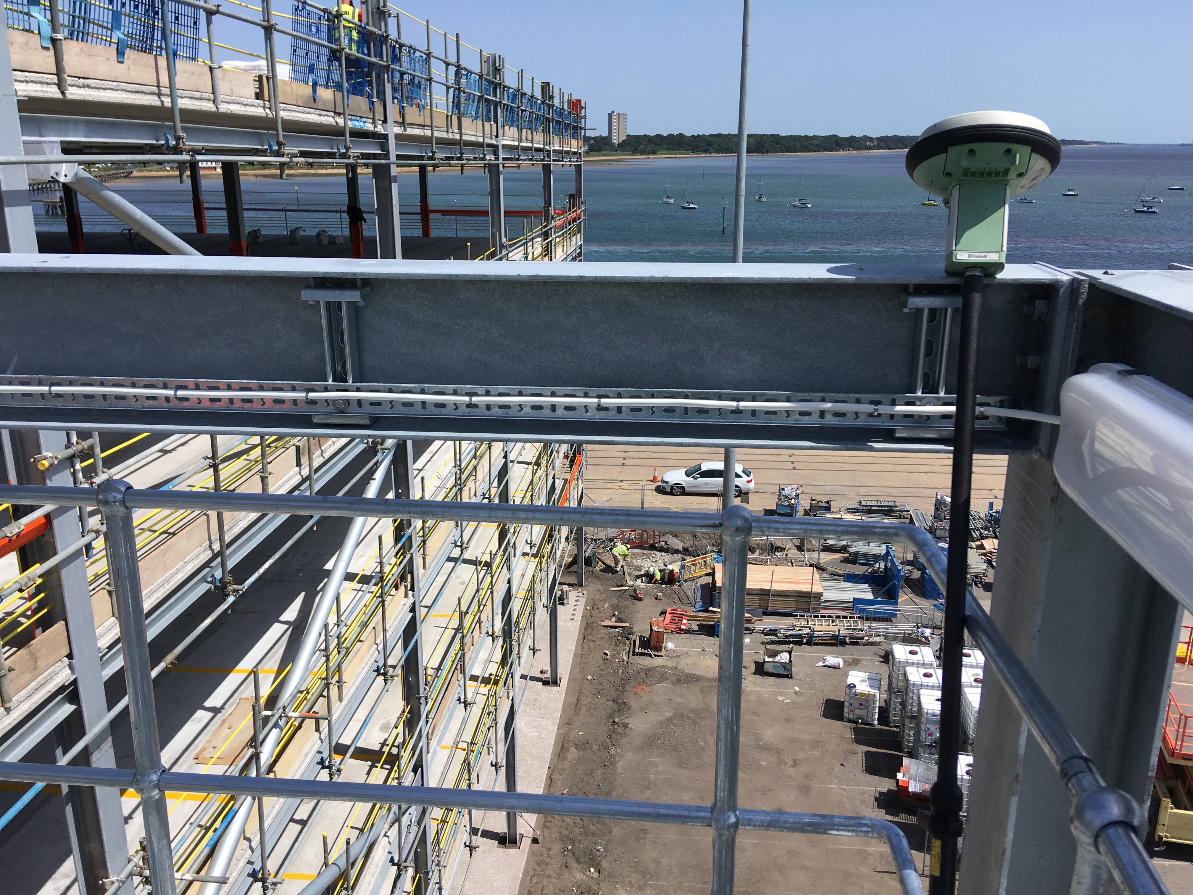 Surveying Southampton Docks.