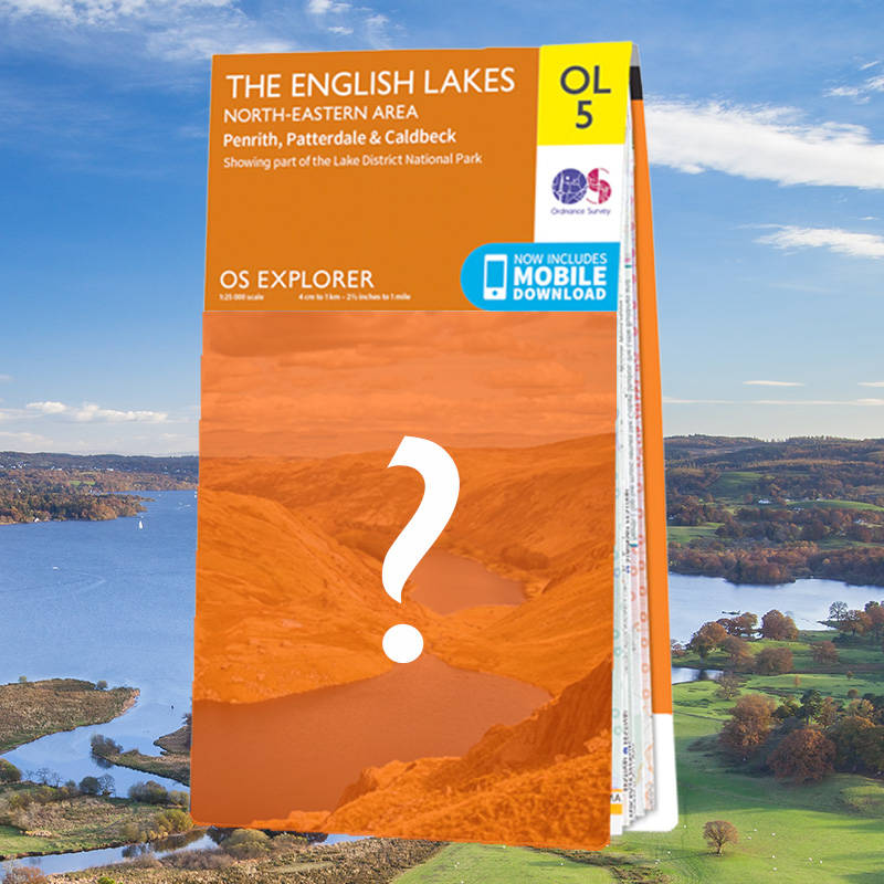 Lake District map minus cover image