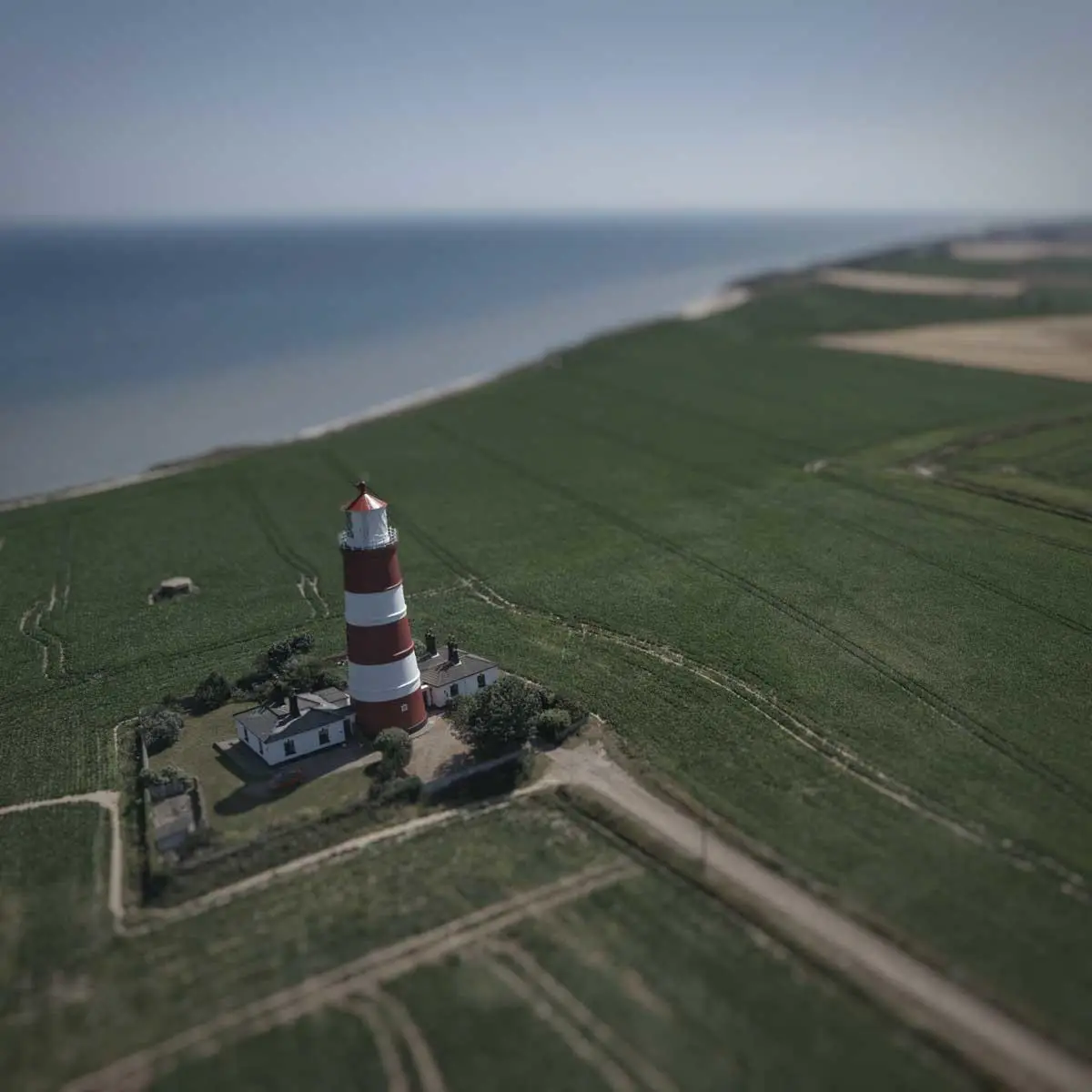 Happisburgh Lighthouse captured from the OS UAV