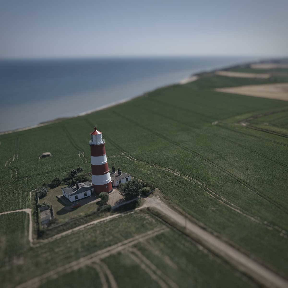 Happisburgh Lighthouse captured from the OS UAV 