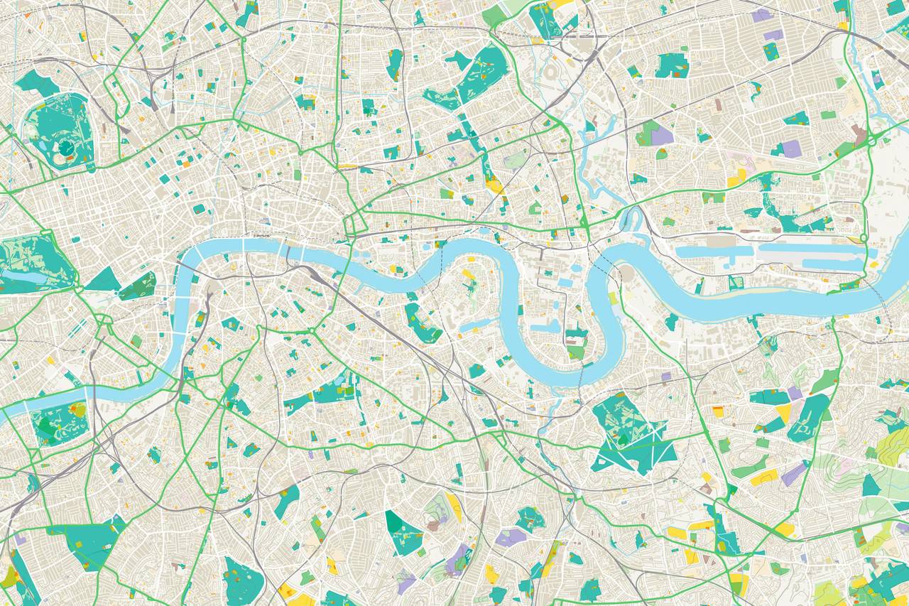 Greenspace mapping.