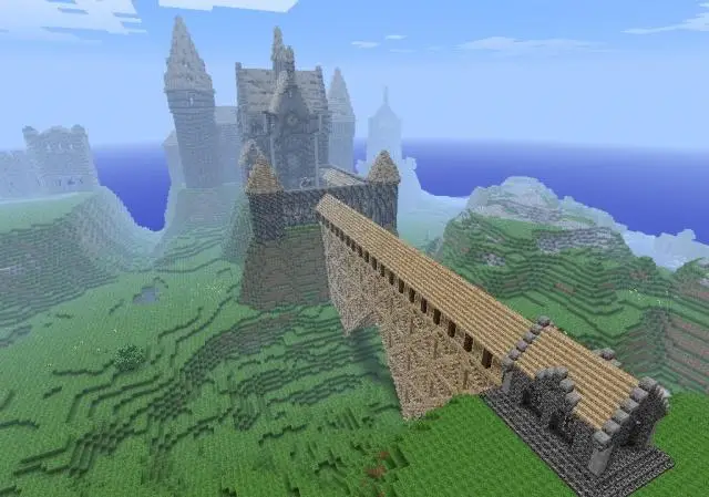 Hogwarts in Minecraft.