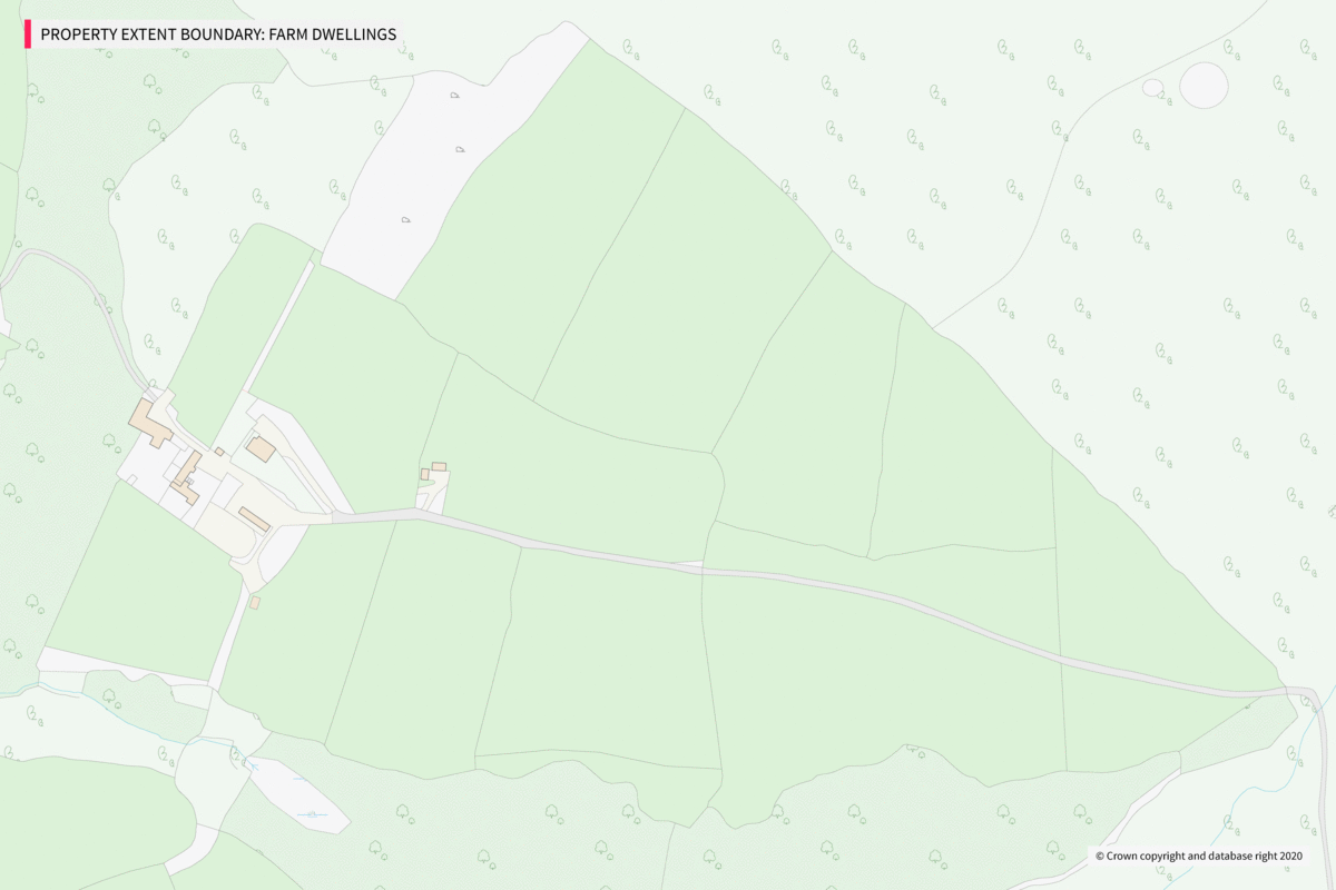 Property extent boundary: farm dwellings