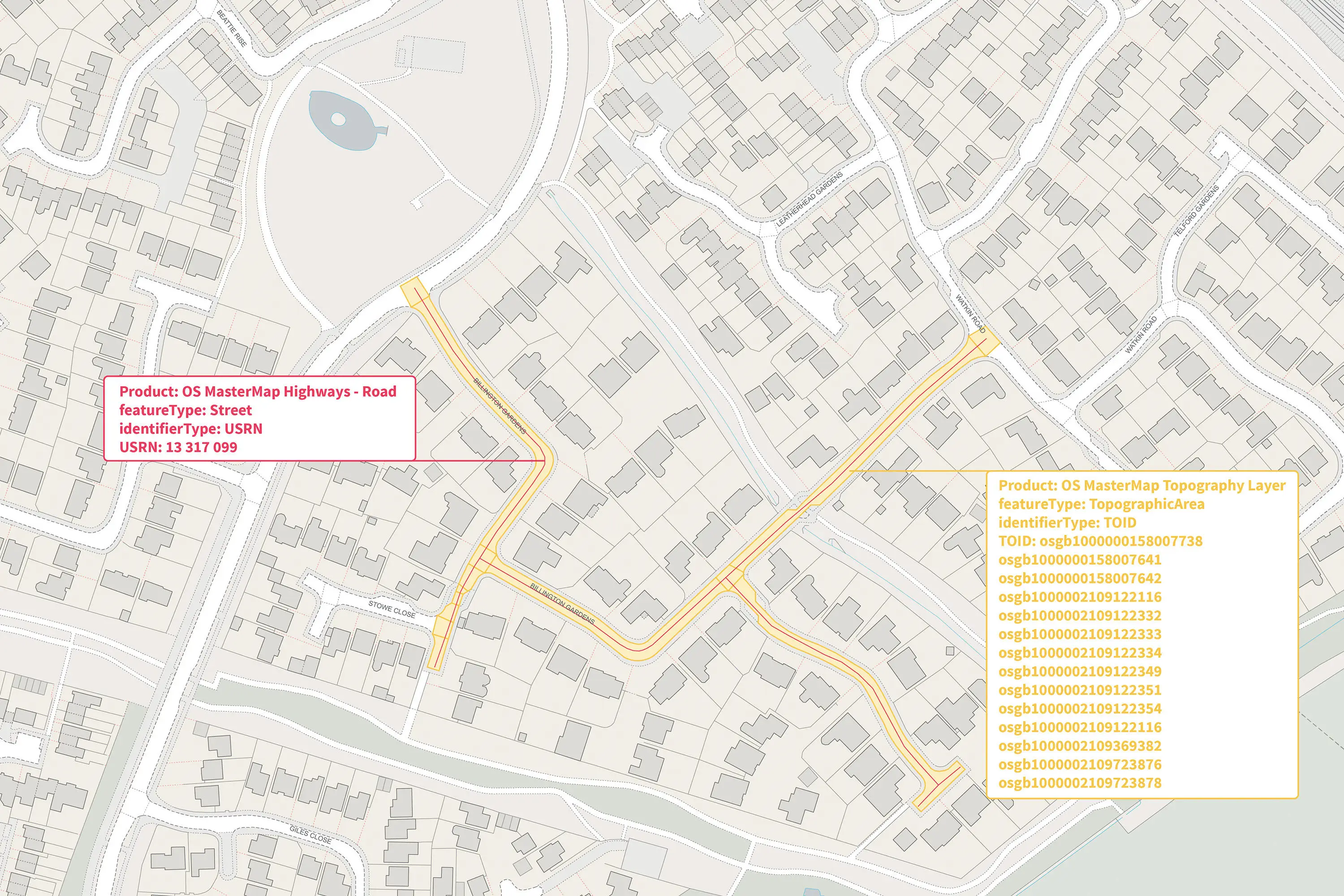 Street ↔ TopographicArea: Street_USRN_TopographicArea_TOID_4