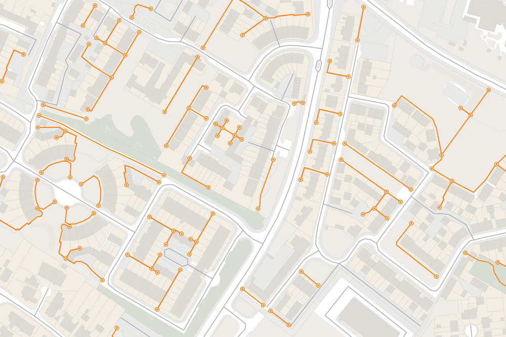 Linking streets to homes and infrastructure