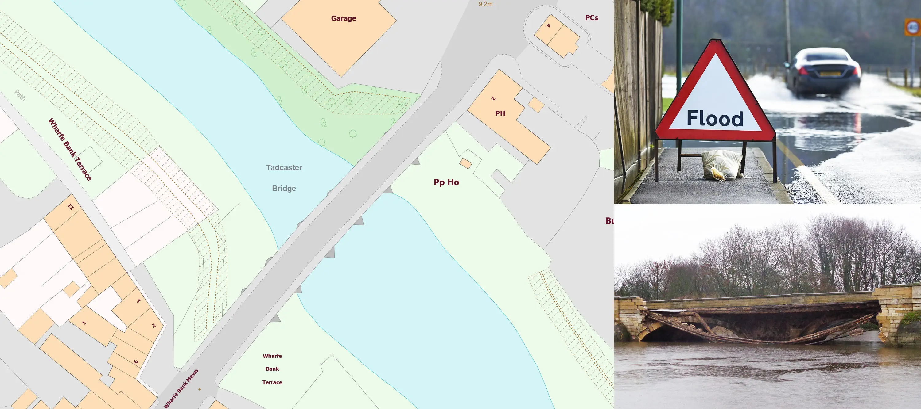 Tadcaster Bridge flood
