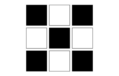 3x3 raster grid