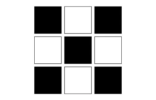 3x3 raster grid