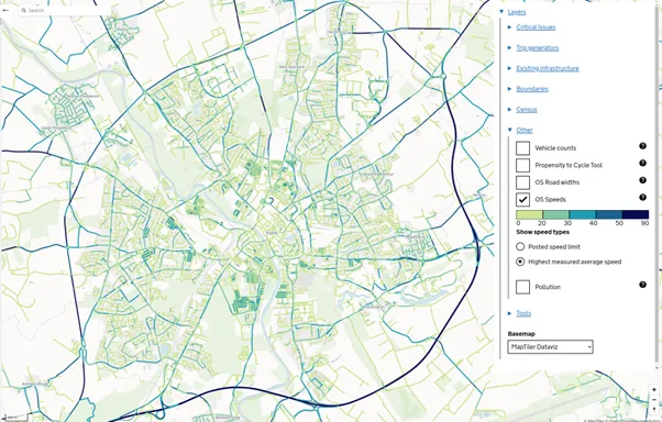 ATE’s Internal Scheme Browser tool using OS data to help make important decisions on which schemes should be funded