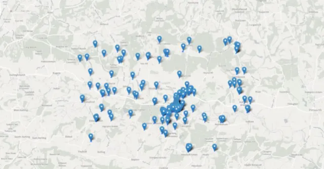 Bes Collection Point Map Using geospatial data for EV charge point mapping | Blog | OS