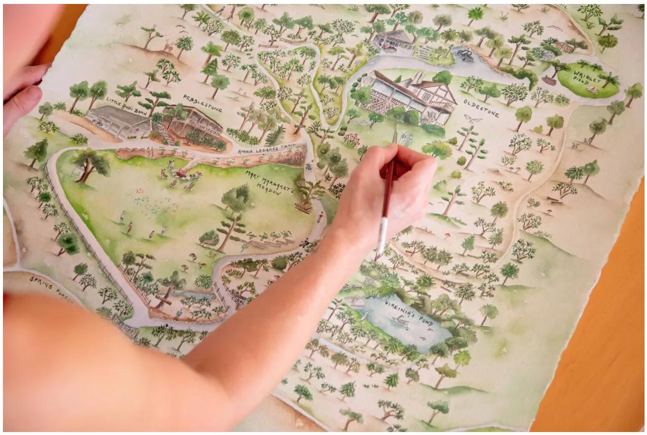 Heirloom Watercolour Property map