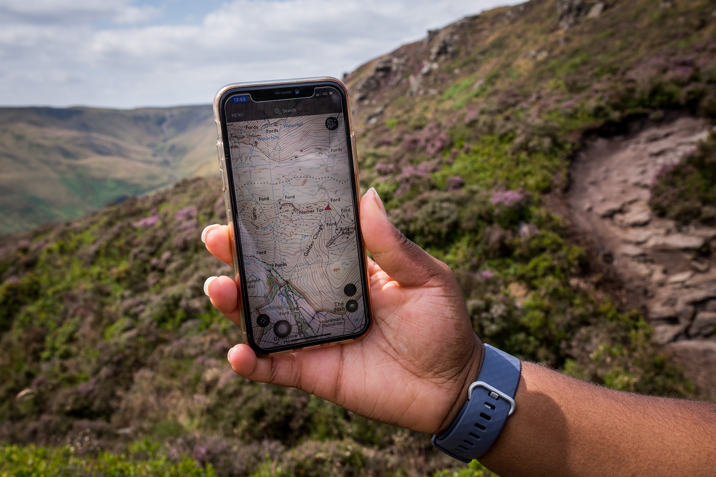 Mountain Rescue England & Wales recommends OS Maps App.