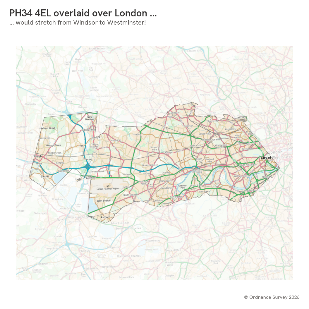OS Postcodes data visualisation