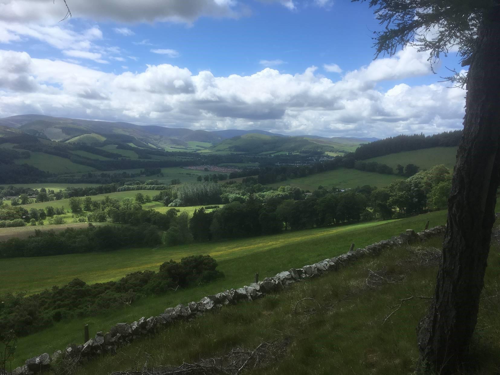 Gus Tweedale, surveyor from our Glasgow Team, was checking the quality of our data for national cycle revision in Tweeddale Ettrick and Lauderdale when he came across this view.