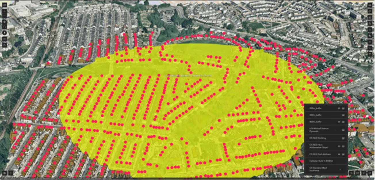 Plymouth evacuation zone for bomb incident