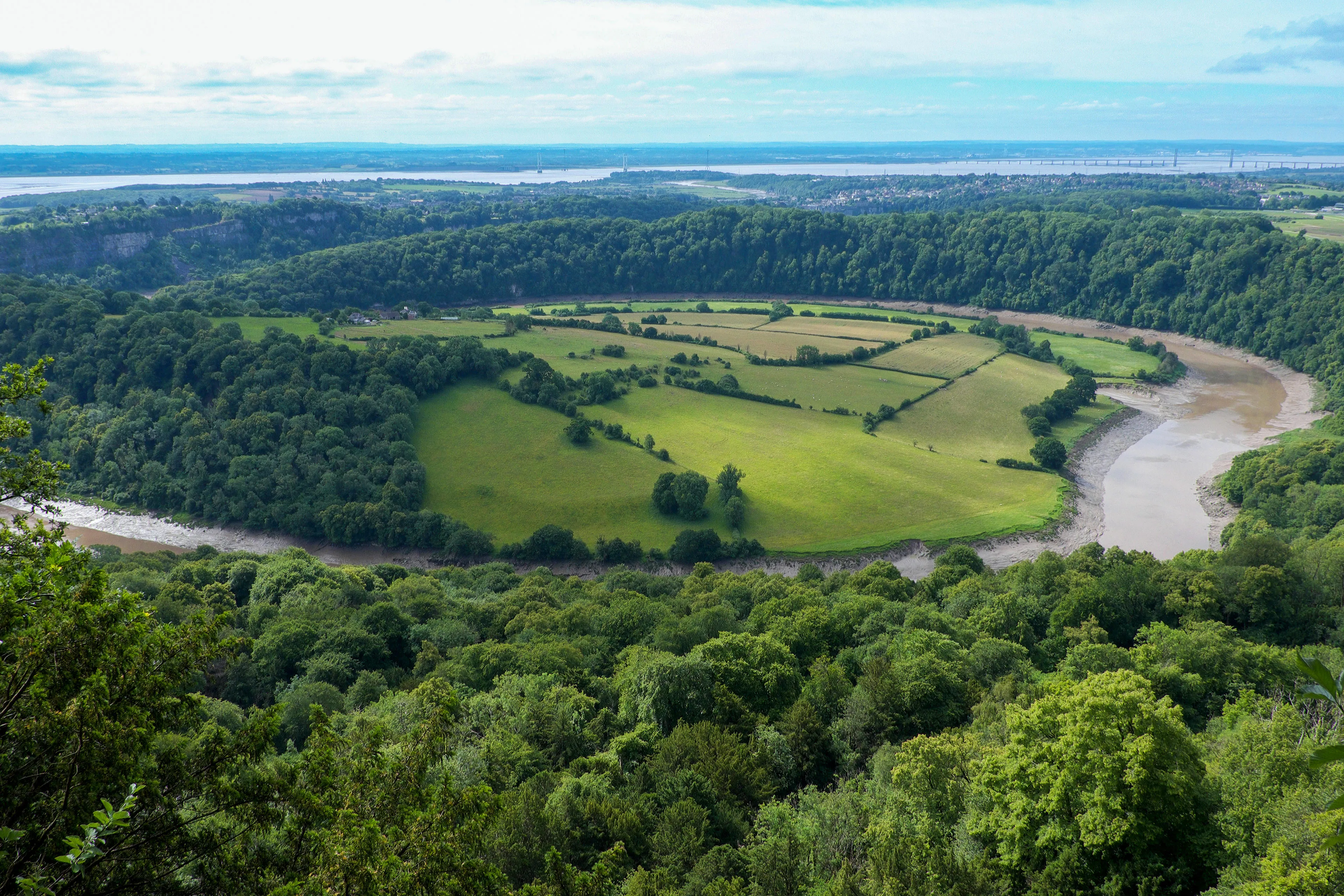 View of the Lancaut peninsula as explored in the Short Walks Made Easy Wye Valley edition. Picture by Vivienne Crow.