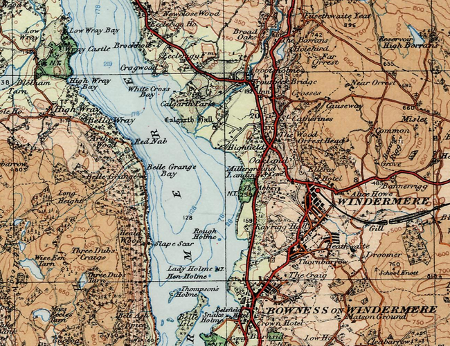 The Lake District mapped in the late 1920s-early 1930s