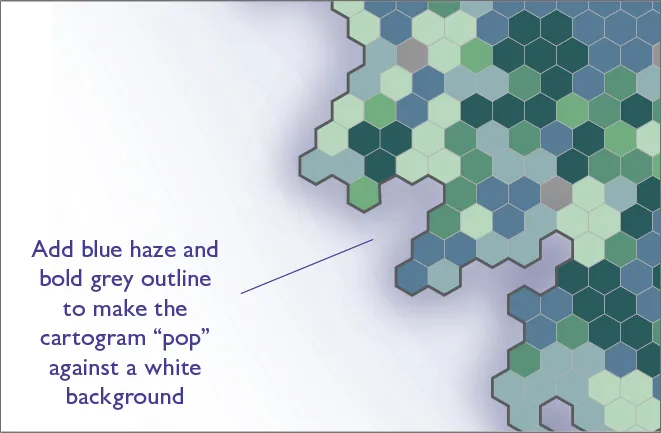 Adding an outline to the map.