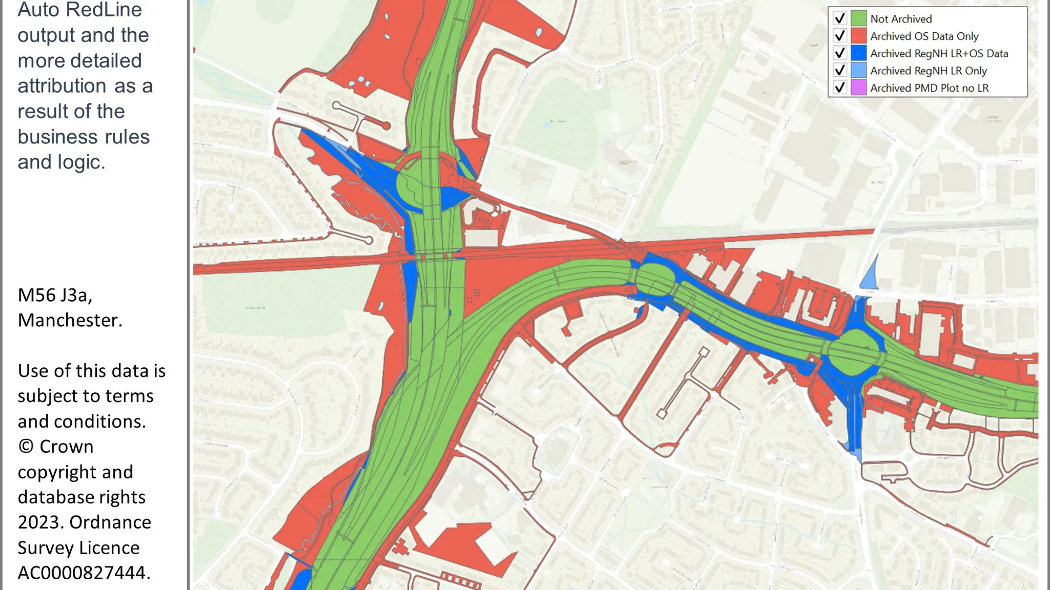 Auto RedLine output and more detailed attribution as a result of the business rules and logic