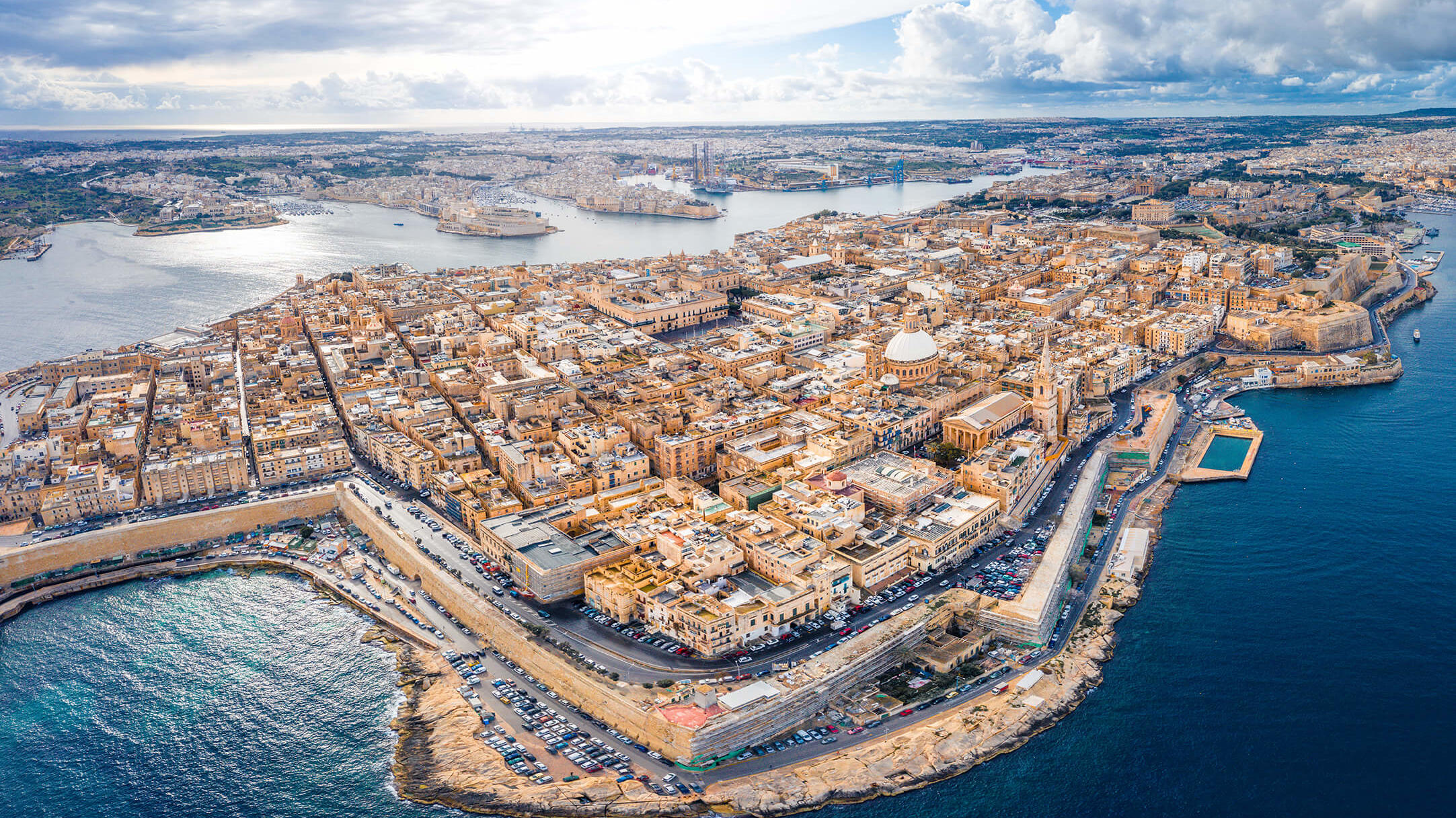 Malta seafront