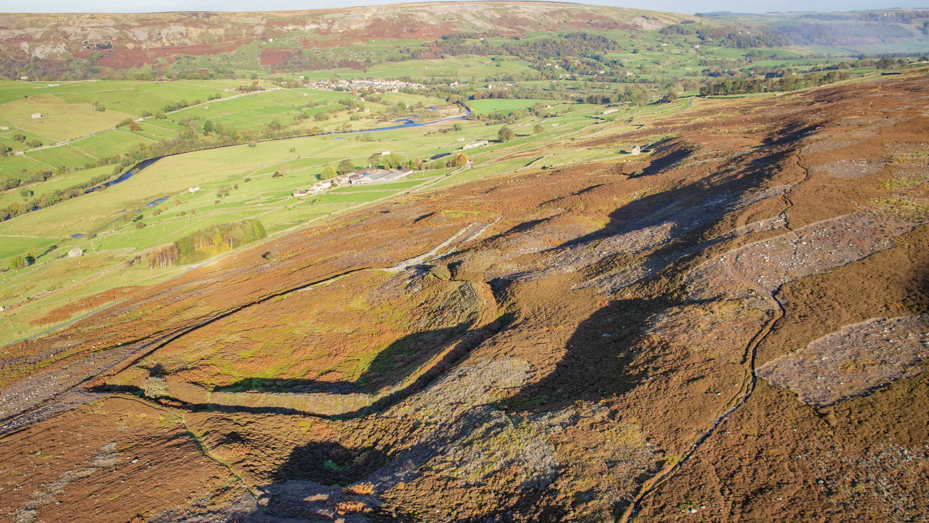 OS data used to create a virtual aerial map of archaeological sites in England