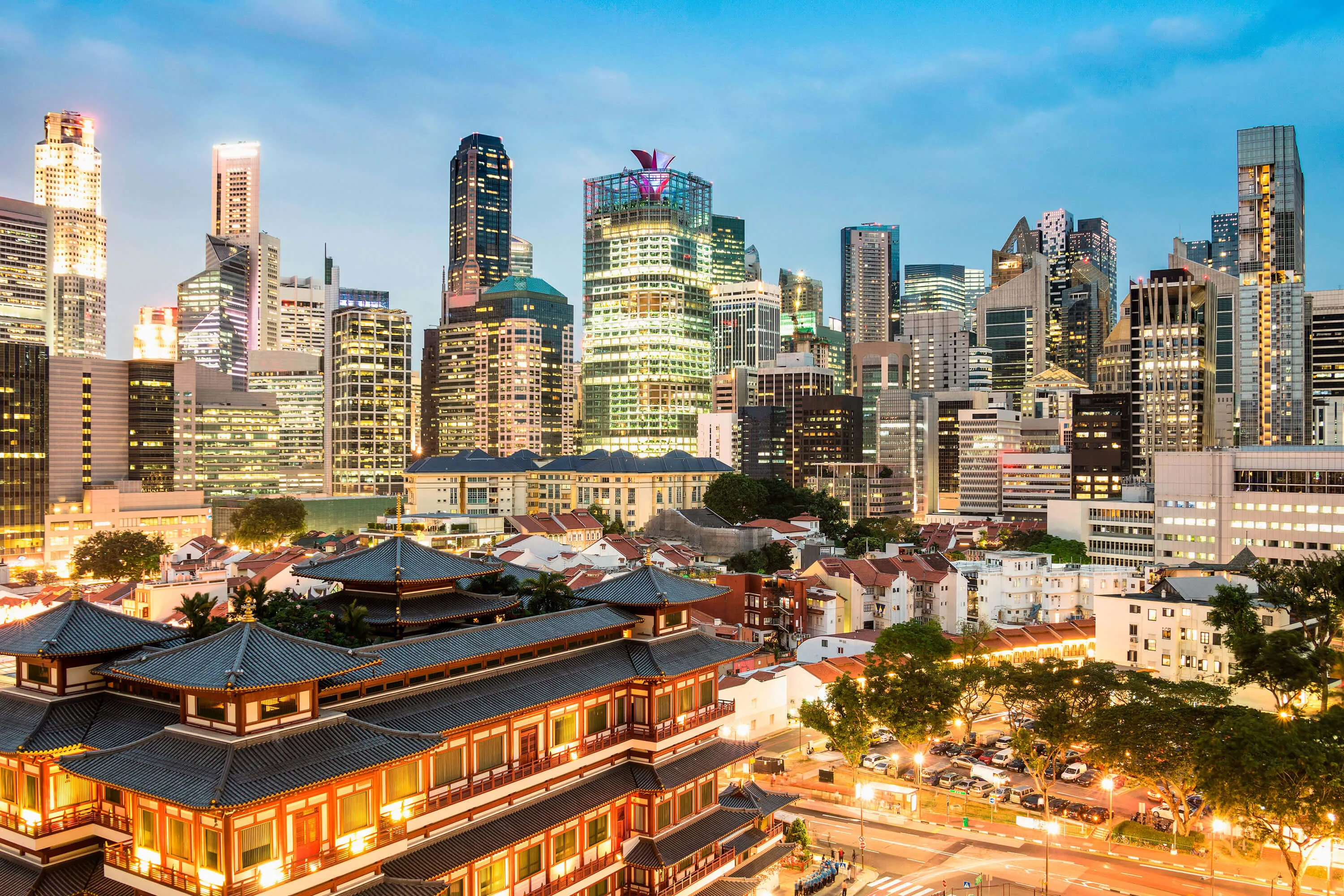 Singapore skyline