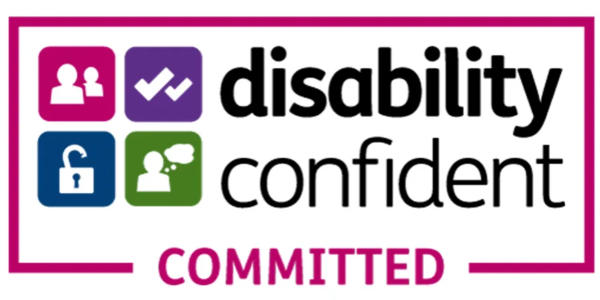 Disability confident committed logo