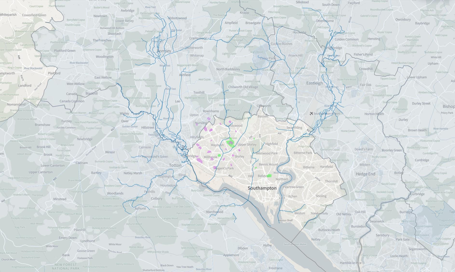 Screenshot from GIS for housing video