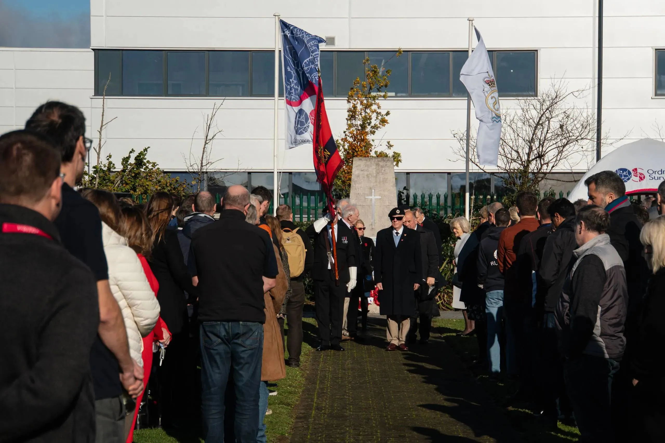 Remembrance Day at the OS war memorial