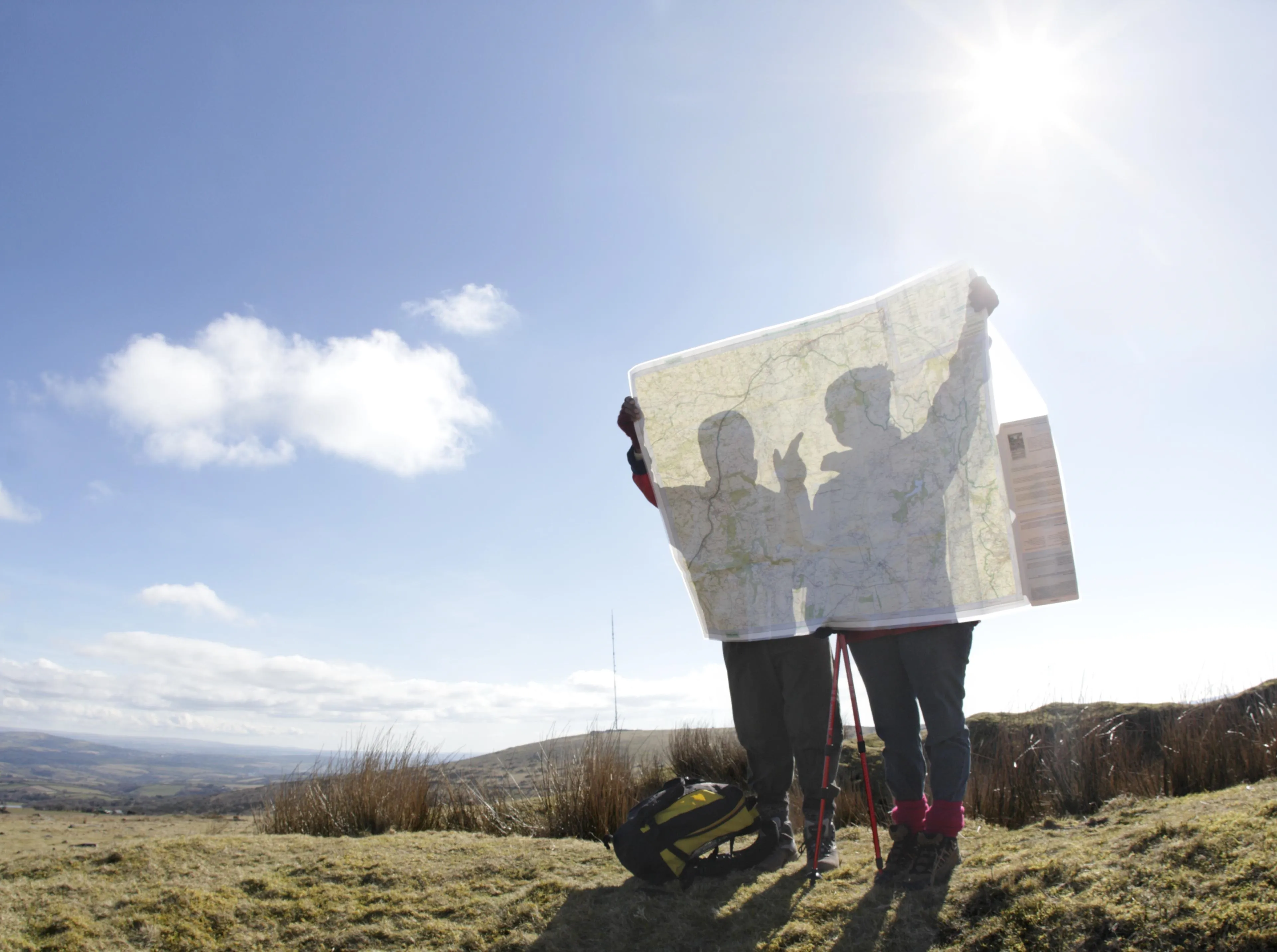 Map reading outside