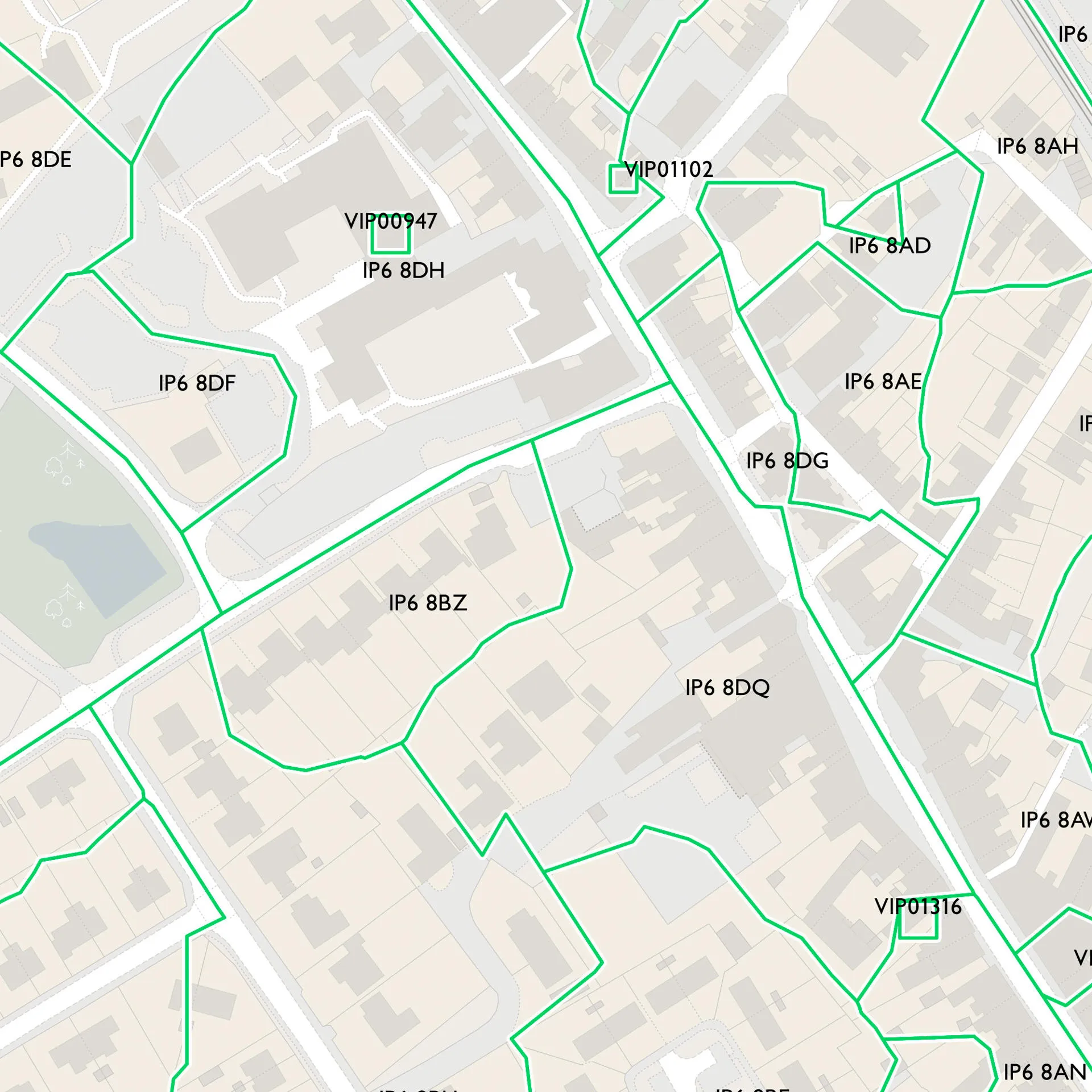 Code-Point with Polygons | Data Products | OS