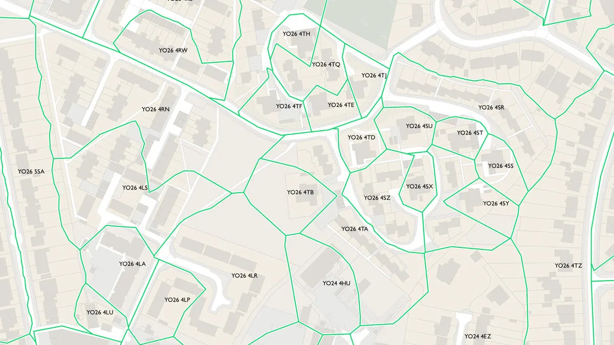 Code-Point with Polygons | Data Products | OS