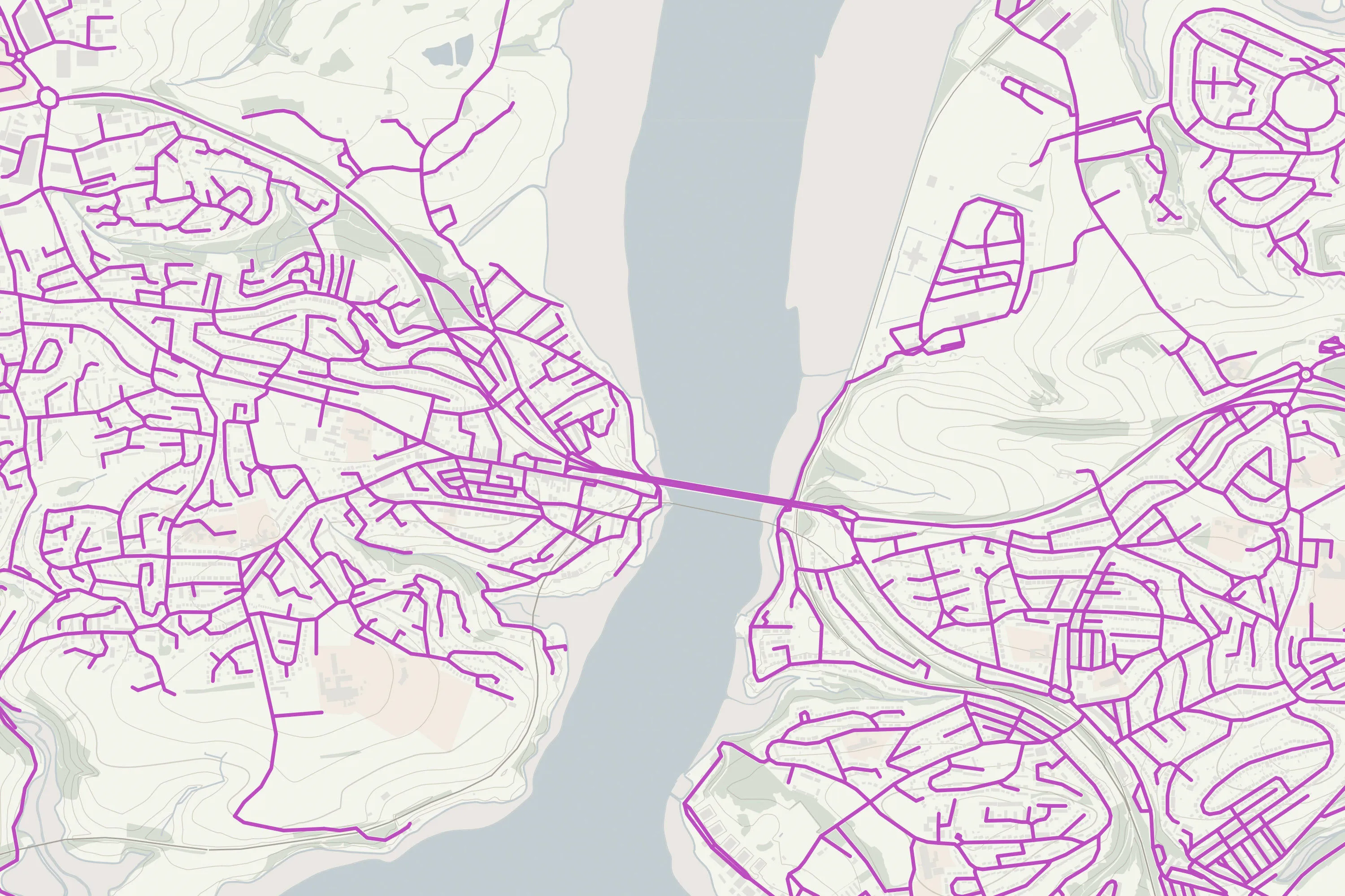 An example of OS Open Roads