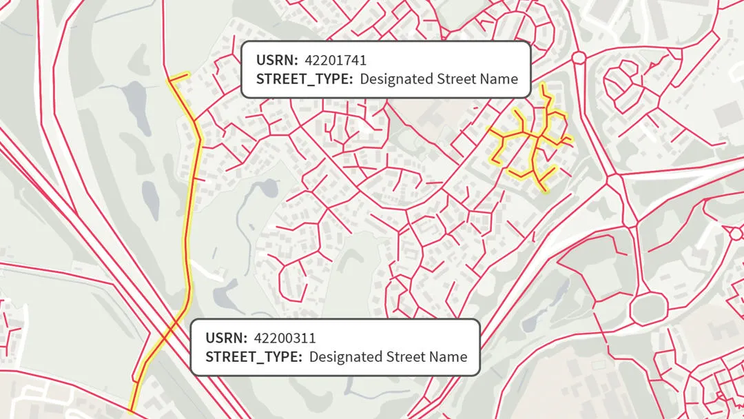 OS Open USRN | Data Products | OS